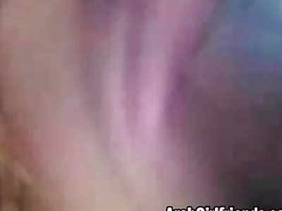 Arab girlfriend gets pussy exploded by her mans dick